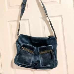 Matt and Nat Blue Vegan Leather Crossbody